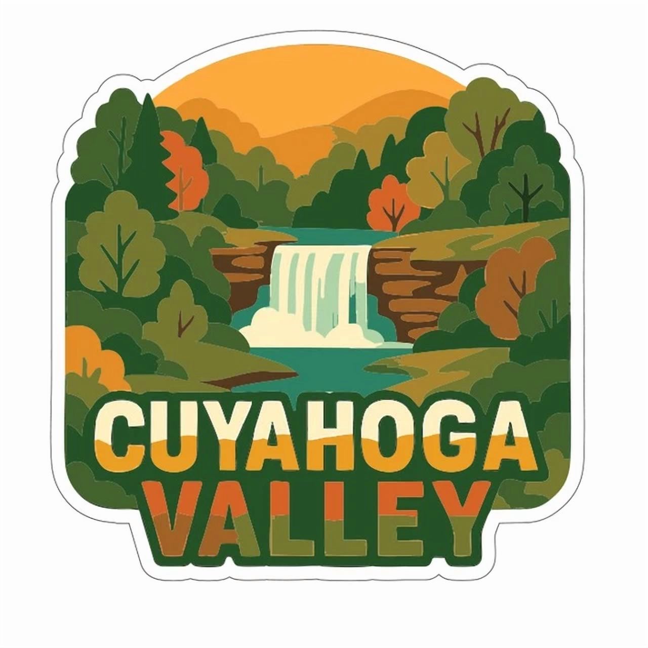 Valley Signs Sticker DOPASTICKER Cuyahoga Valley National Park Decal Sticker - Us National ...