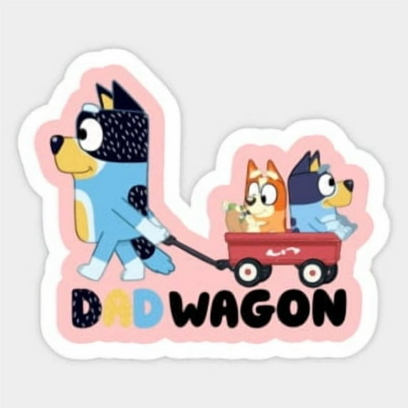 DOPASTICKER Dad Bluey Bluey For Kids, Bluey Favors, Decorative Laptop ...