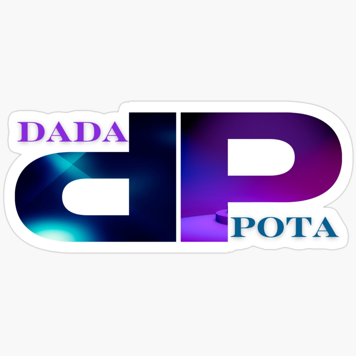 DOPASTICKER Dada Pota Sticker Waterproof Sticker For Water Bottles ...