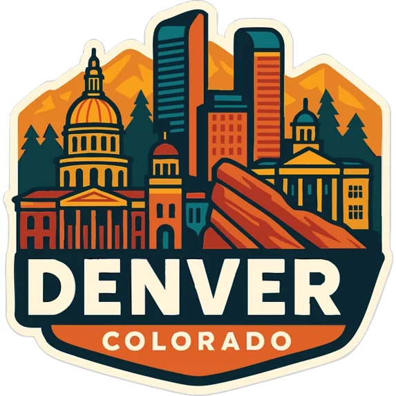 DOPASTICKER Denver Sticker Decal City Skyline Landmark Design Phone ...