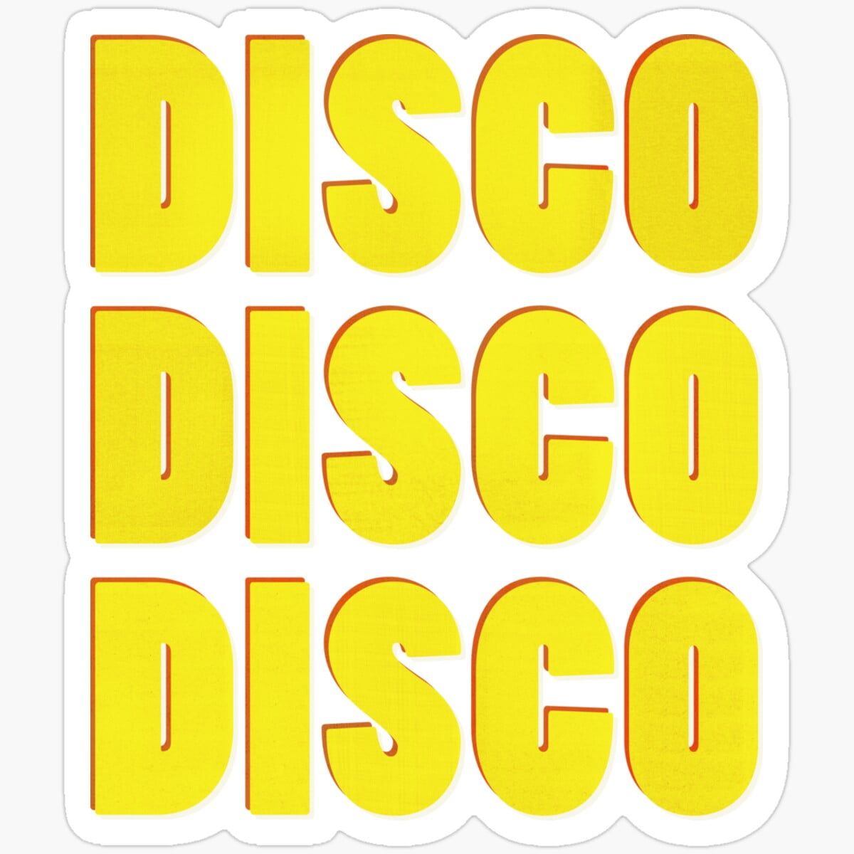 Disco Record Sticker DOPASTICKER Disco Disco Disco Sticker Birthday Gifts - Decorative ...