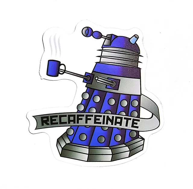 DOPASTICKER Doctor Who Tardis Dalek Cybermen Weeping Angel Bbc Sticker ...