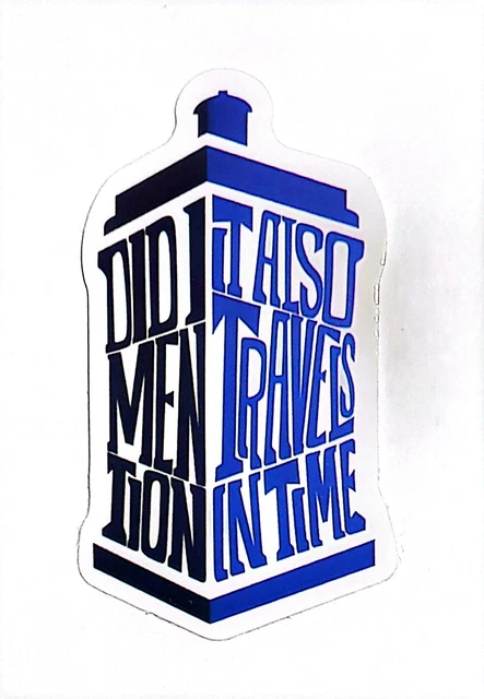 DOPASTICKER Doctor Who Tardis Dalek Cybermen Weeping Angel Bbc Sticker ...