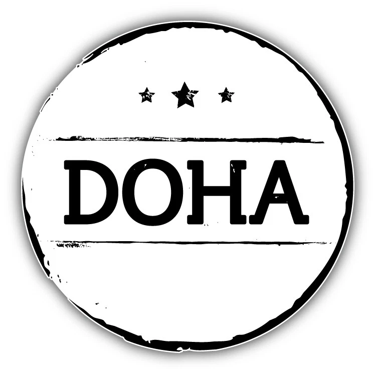 DOPASTICKER Doha Rubber Travel Car Bumper Sticker Decal Gift You ...