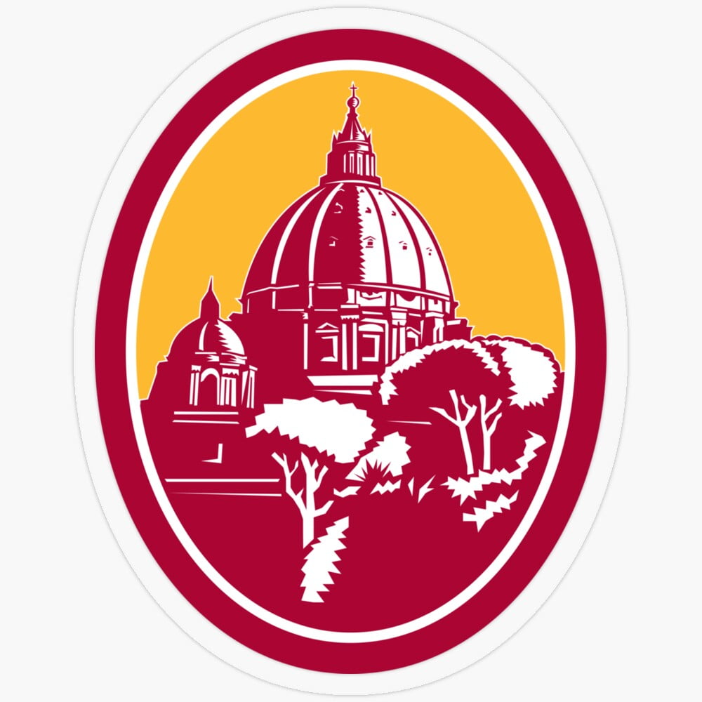 DOPASTICKER Dome Of St Peter'S Basilica Vatican Retro Transparent ...