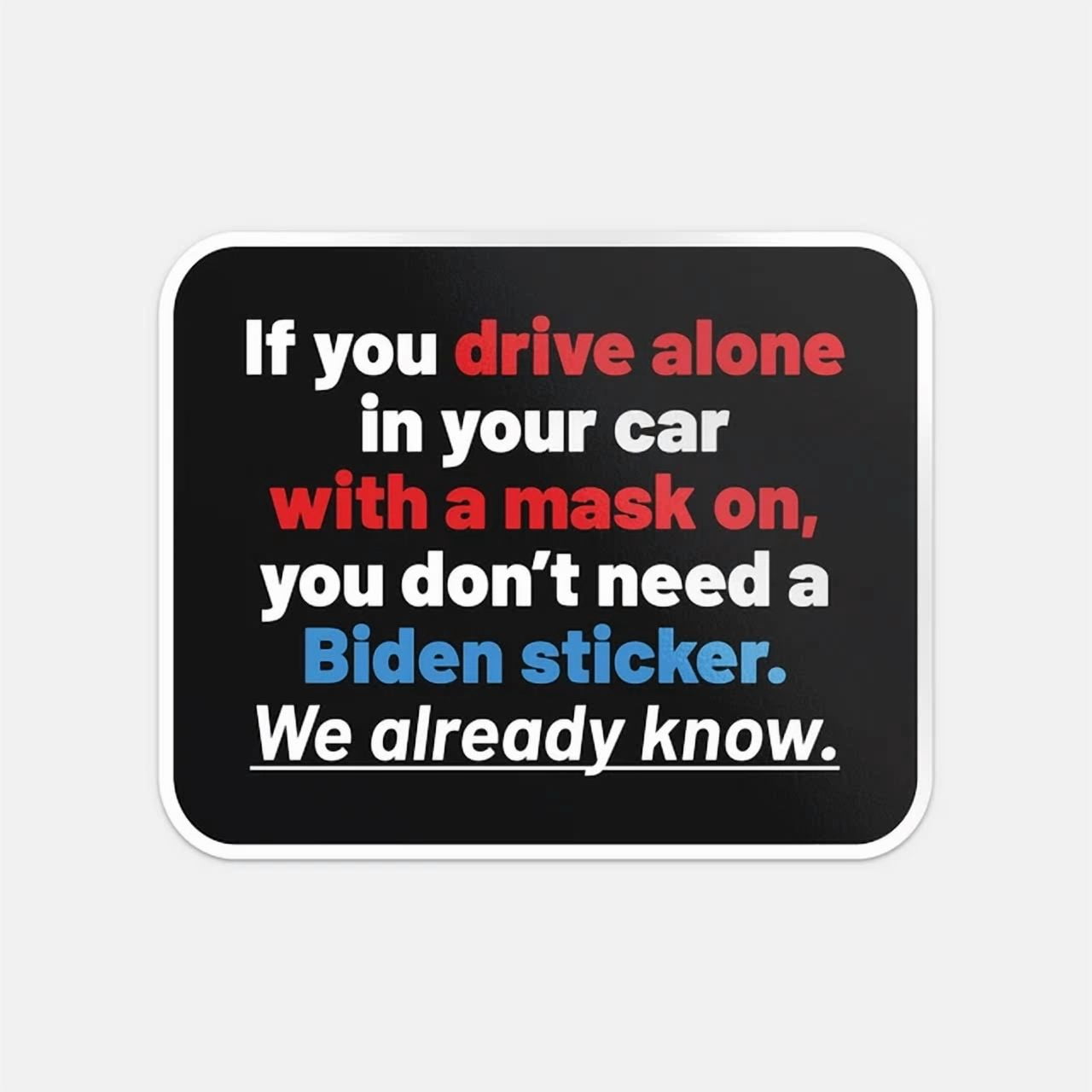 DOPASTICKER Driving Alone In Your Sticker Decal Phone Decal Water ...