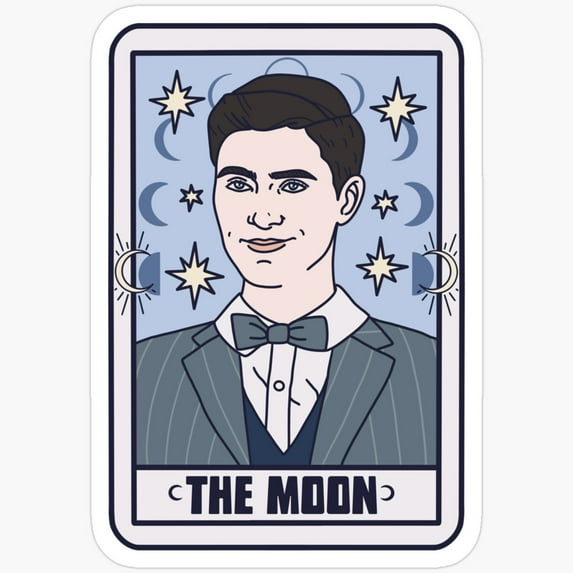 DOPASTICKER Edwin: The Moon Sticker Waterproof Sticker For Water ...