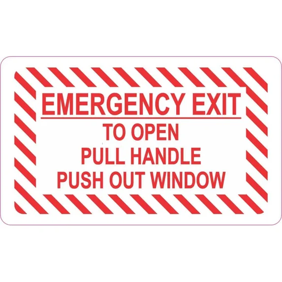 DOPASTICKER Emergency Exit Sticker Business Sticker Phone Sticker ...