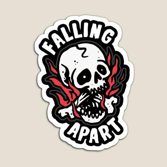 DOPASTICKER Falling Apart Sticker Decorative Laptop, Phone Stickers ...