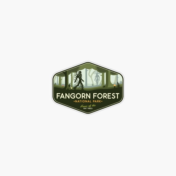 DOPASTICKER Fangorn Forest National Park, Home Of The Ent Trees ...