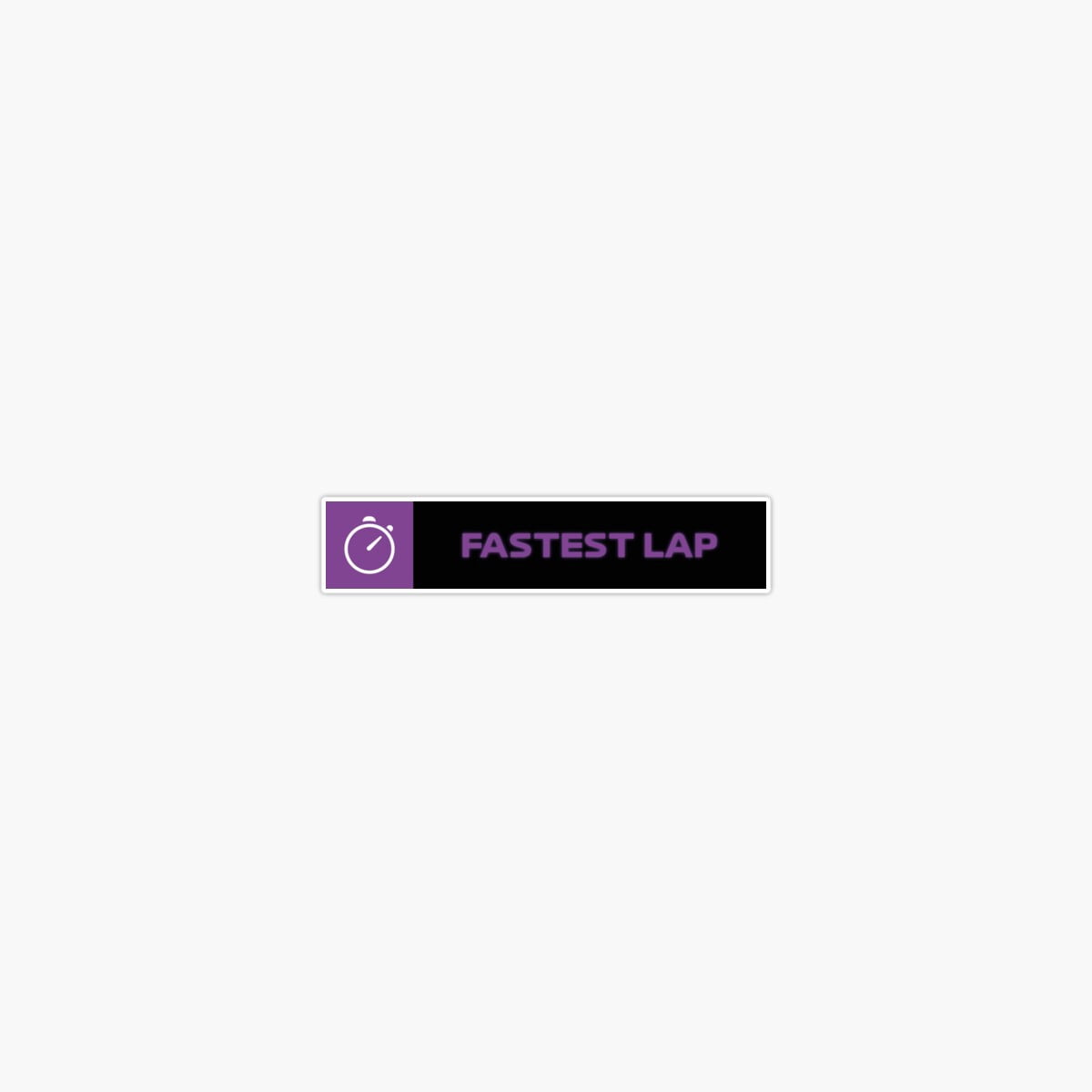 DOPASTICKER Fastest Lap (Darker Version) Sticker, Phone Sticker Car ...