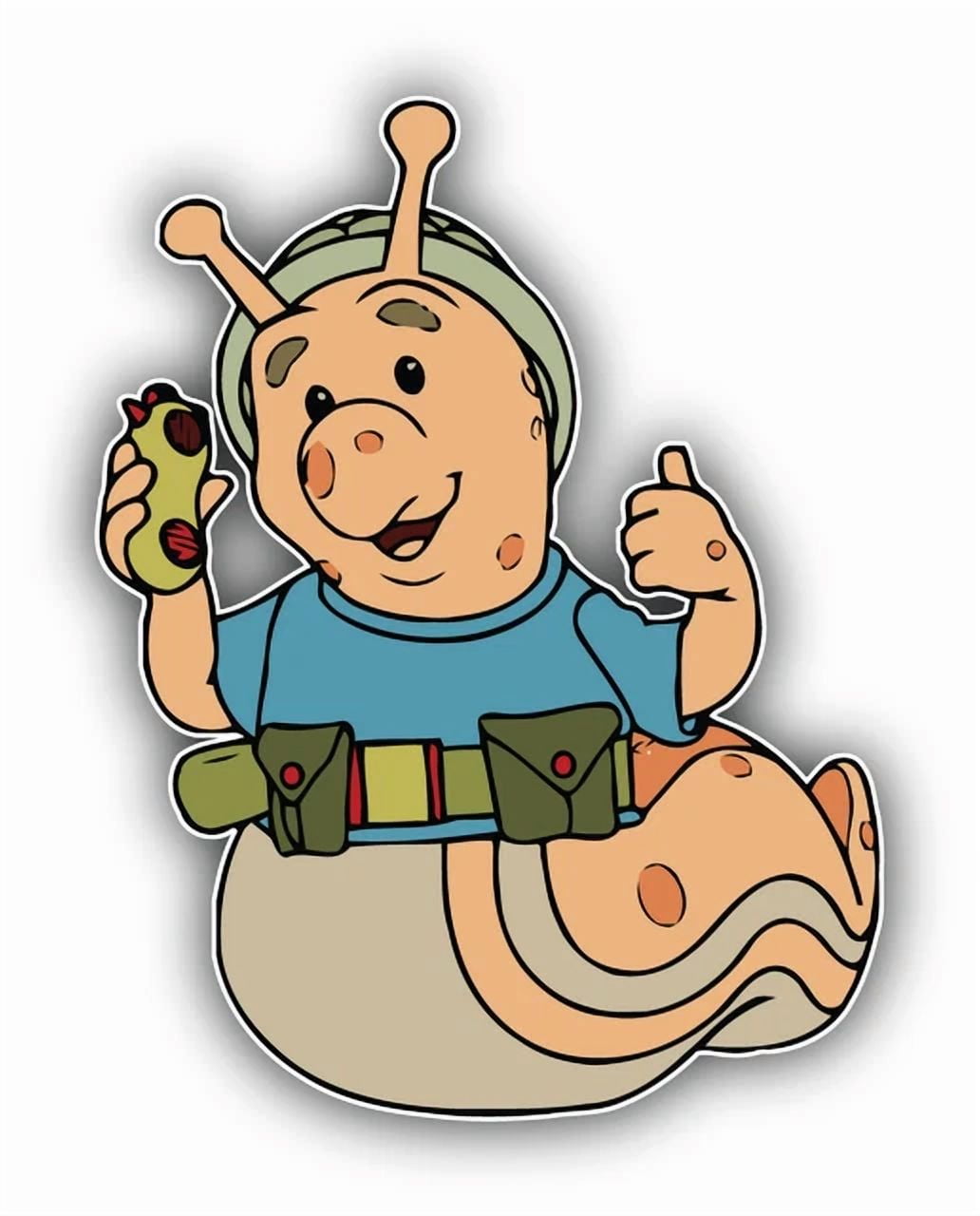 DOPASTICKER Fifi And The Flowertots Cartoon Slugsy Sticker Decal Phone ...