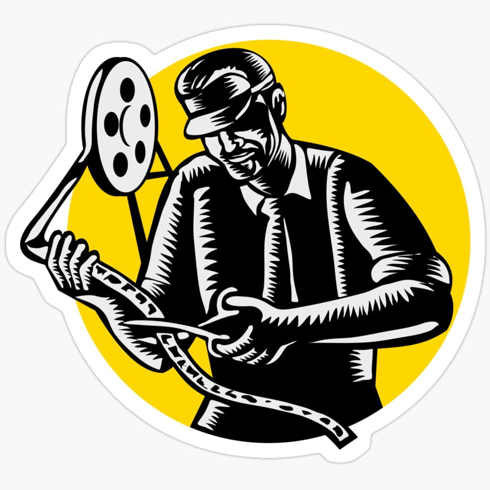 DOPASTICKER Film Editor Editing Sticker Phone Decal Water Bottle ...