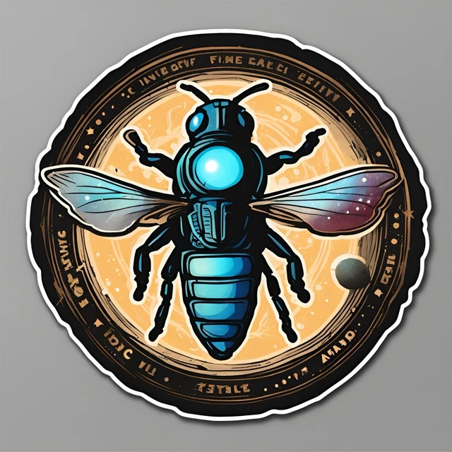 DOPASTICKER Fire Fly Sticker Phone Decal Water Bottle Stickers, Cars ...
