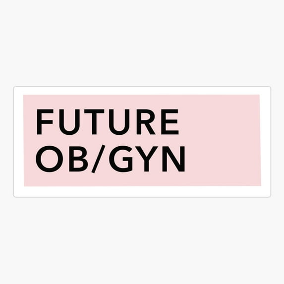 DOPASTICKER Future Ob,Gyn Sticker, Phone Sticker Water Bottle Sticker ...