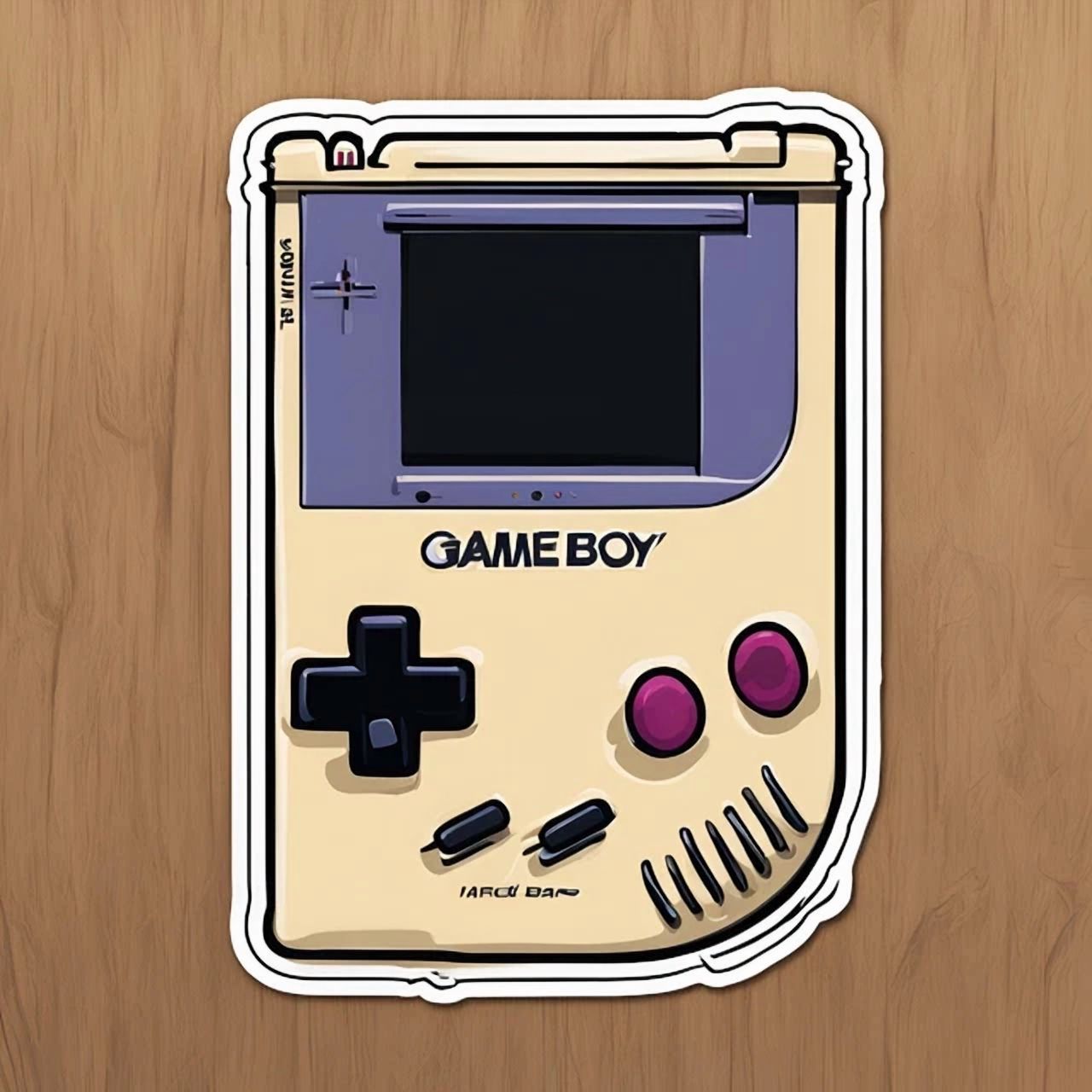 Gameboy Logo Sticker DOPASTICKER Gameboy Sticker Phone Decal Water Bottle Stickers, Cars ...