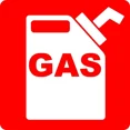DOPASTICKER Gas Sticker Warning Sticker Truck Safety Gasoline Fuel ...