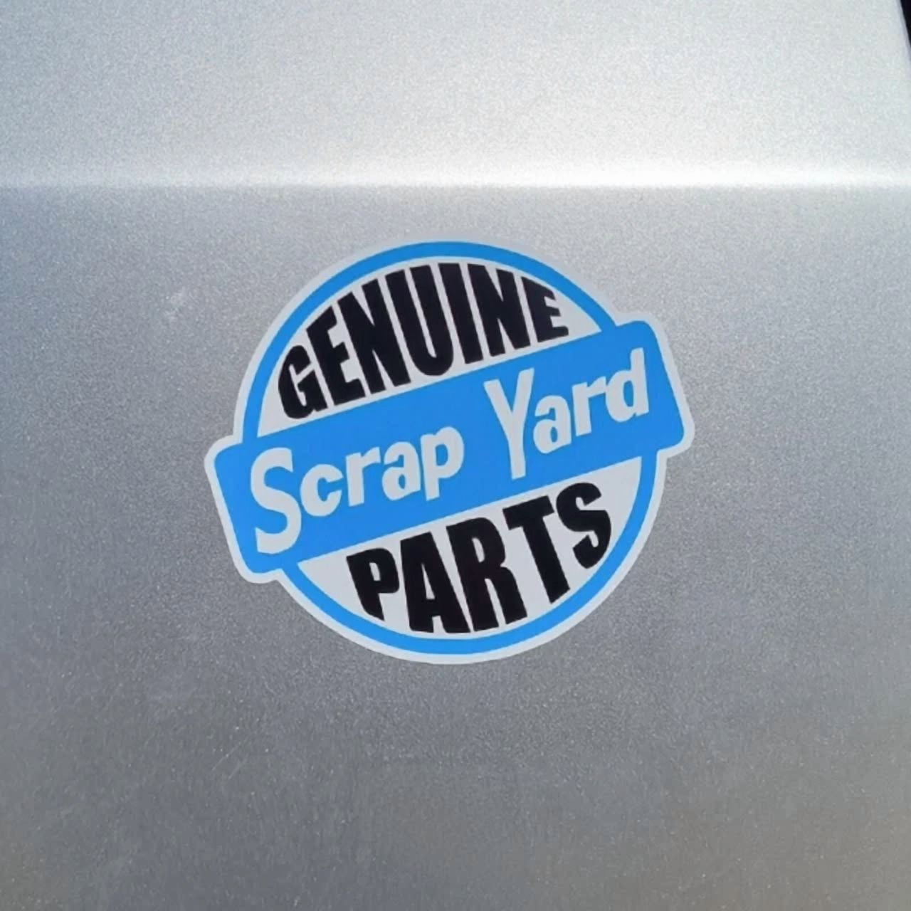 DOPASTICKER Genuine Scrap Yard Parts Ratlook Sticker For Car Van Window ...