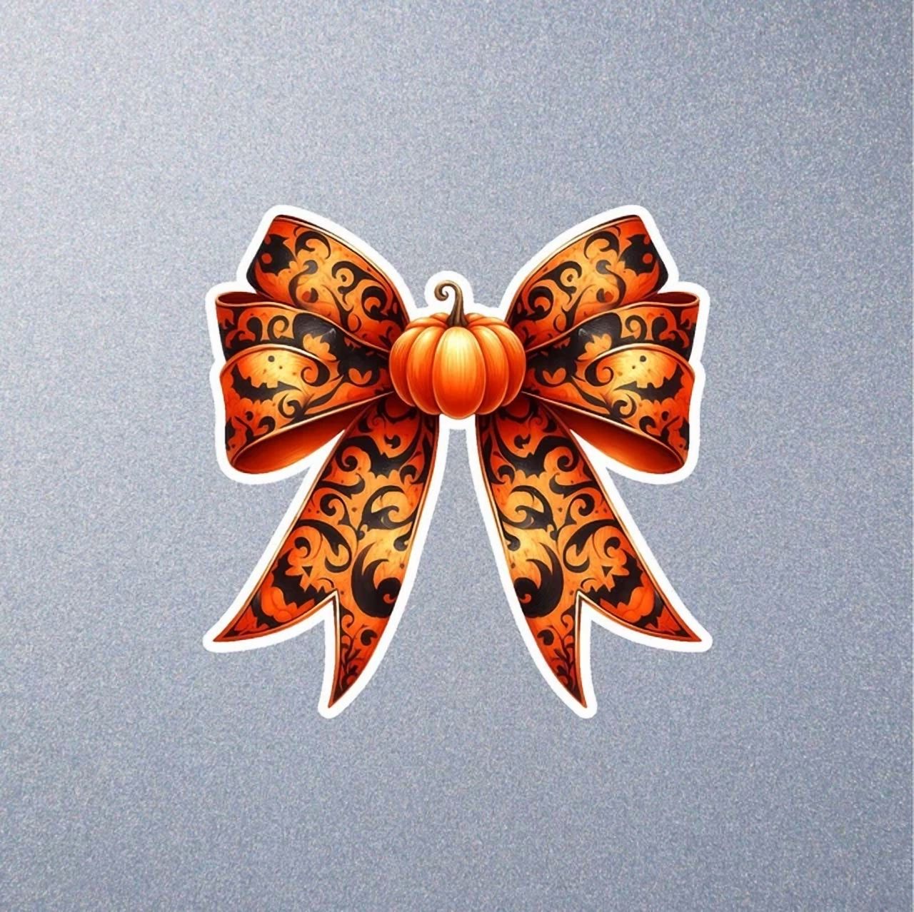 Hal Sticker DOPASTICKER Gothic Hal.Low.Een Bow Car Sticker, Laptop Decal, Water ...