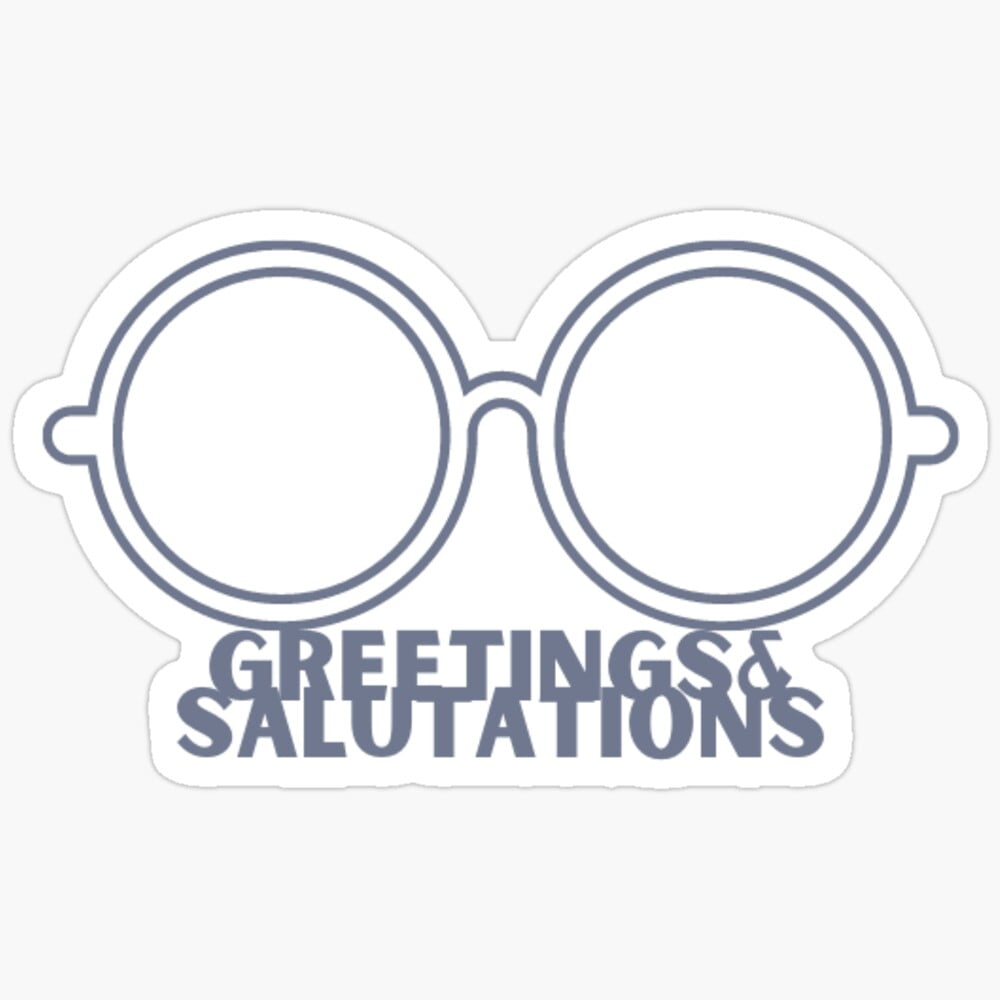 DOPASTICKER Greetings & Salutations - Perfect Birthday Gift Everyone ...