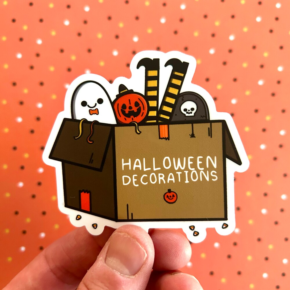 Hal Sticker DOPASTICKER Hal.Low.Een Decorations Sticker| Box Of Hal.Low.Een ...