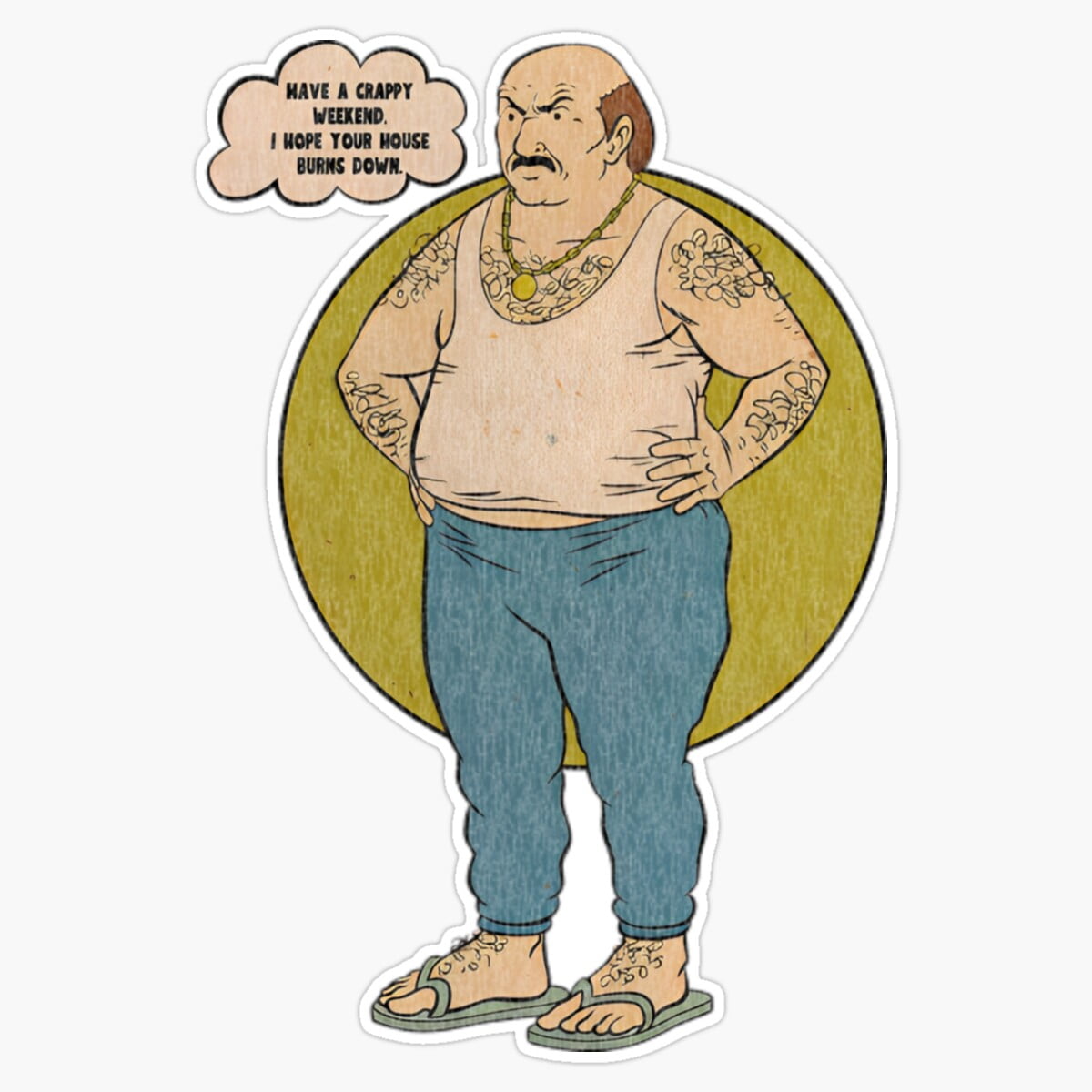 DOPASTICKER Have A Crappy - Carl Brutananadilewski Sticker, Phone ...