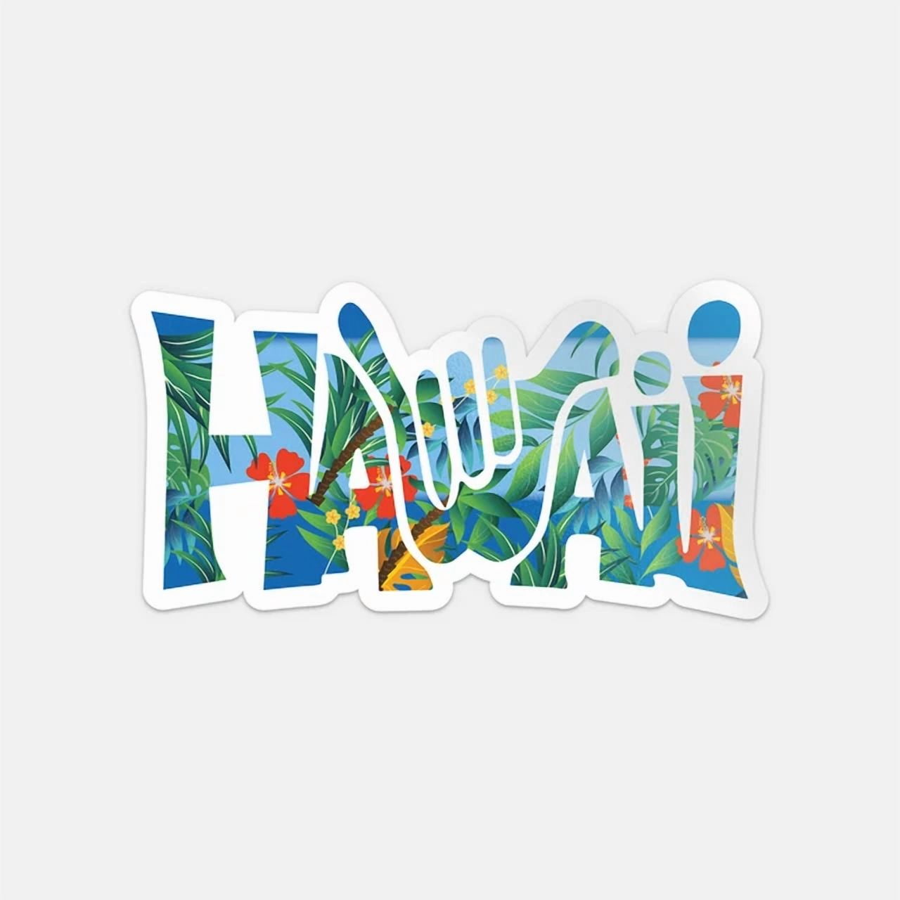 DOPASTICKER Hawaii Ten Shaka Hang Loose Patterned Sticker Decal Phone ...