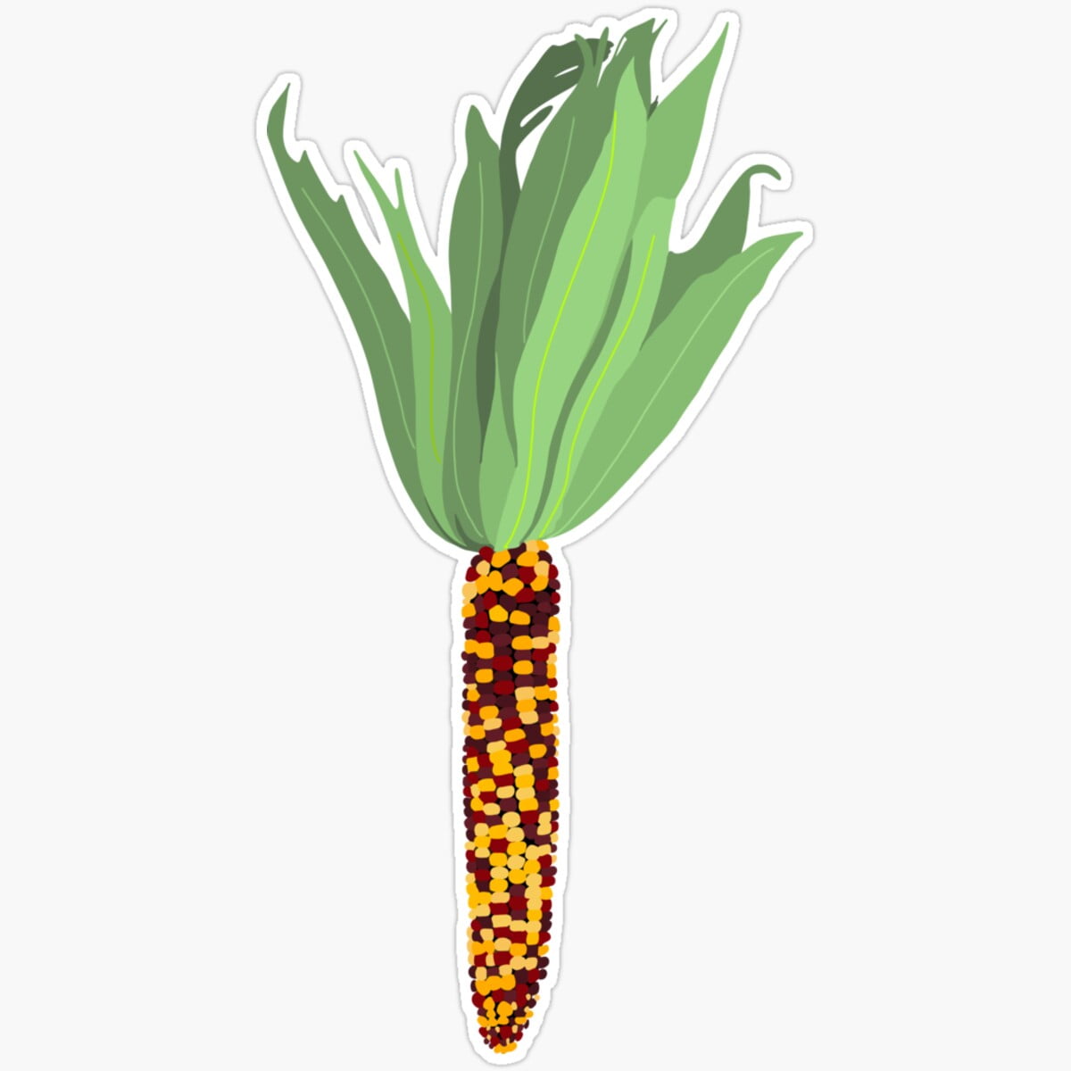 DOPASTICKER Heirloom Corn Sticker Decorative Laptop, Phone Stickers ...