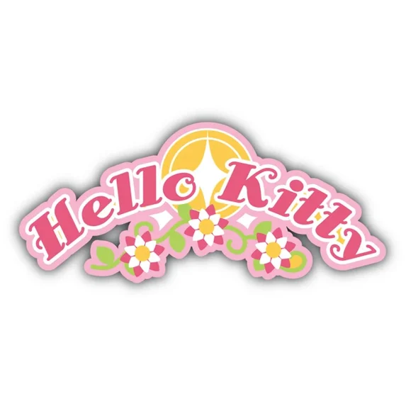 DOPASTICKER Hello Kitty Cartoon Logo Sticker Decal Phone Decal Water ...
