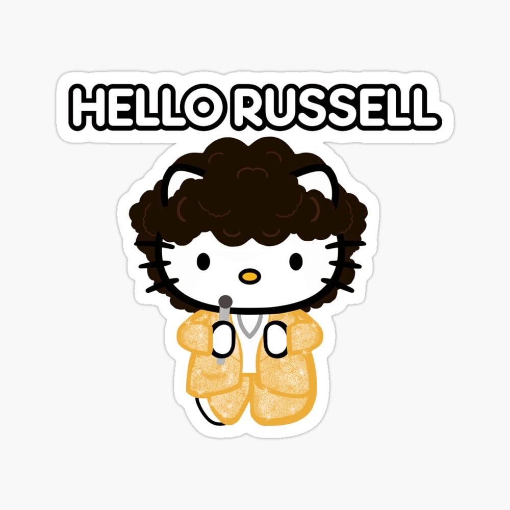 DOPASTICKER Hello Russell (Angst Era) Decorative Laptop, Phone Stickers ...