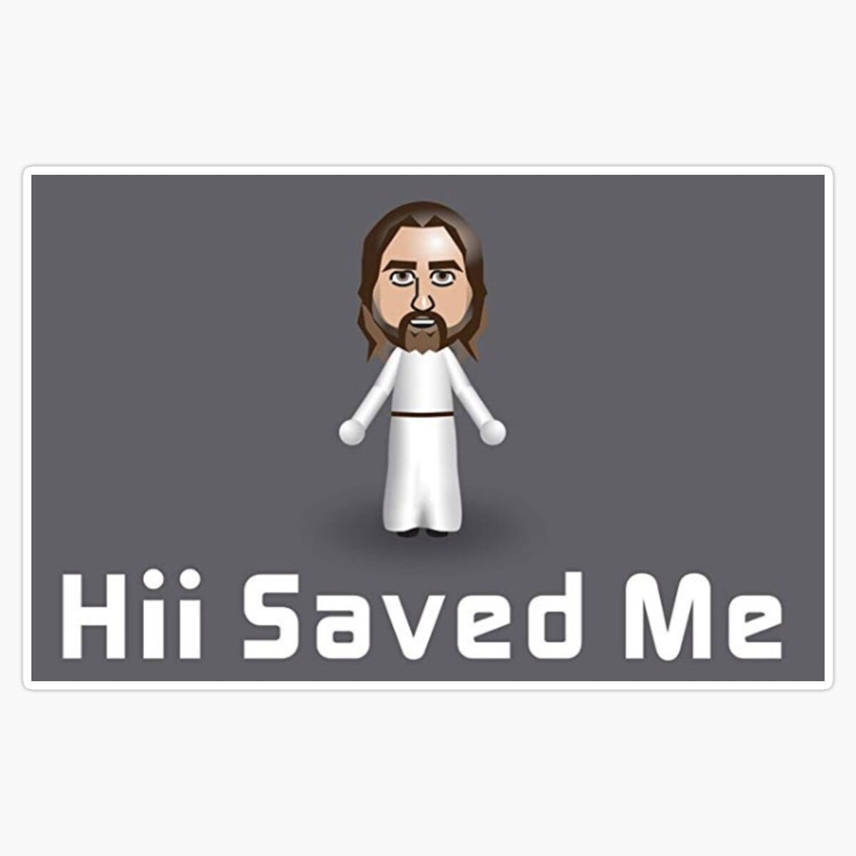 DOPASTICKER Hii Saved Me Sticker, Phone Sticker Car Stickers, Birthday ...