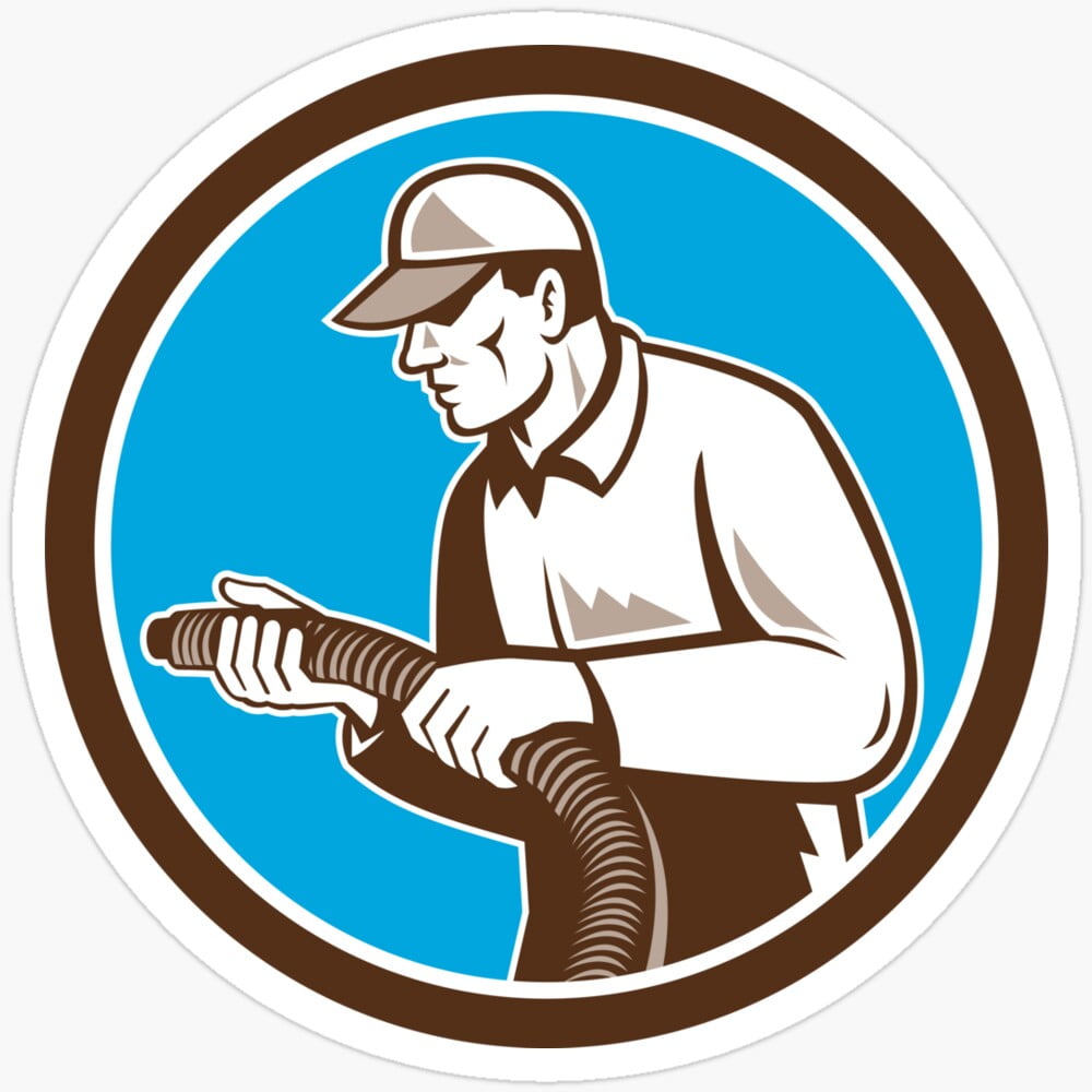 DOPASTICKER Home Insulation Technician Retro Circle Sticker Phone Decal ...