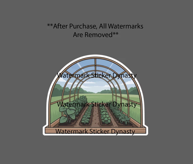 DOPASTICKER Hoop House Sticker Farm Farmhouse Homestead Food Sticker ...
