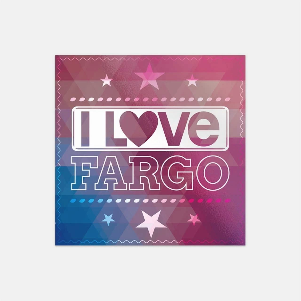 DOPASTICKER I Love Fargo City United States Sticker Phone Water Bottle ...