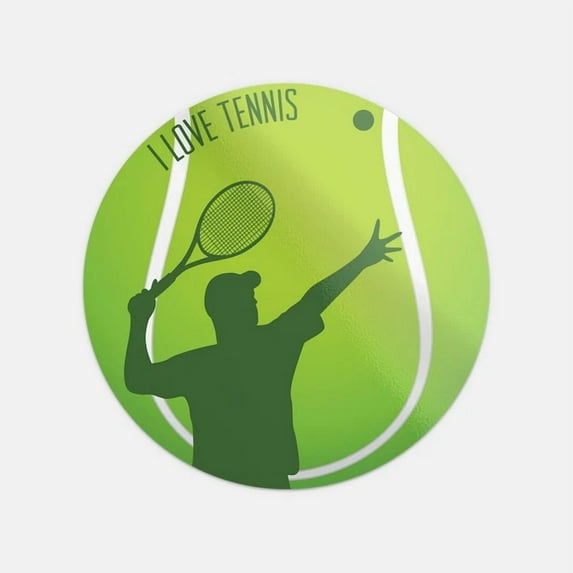 DOPASTICKER I Love Tennis Players Knock Silhouette Sticker Decal Phone DOPASTICKER I Love Tennis Players Knock Silhouette Sticker Decal Phone