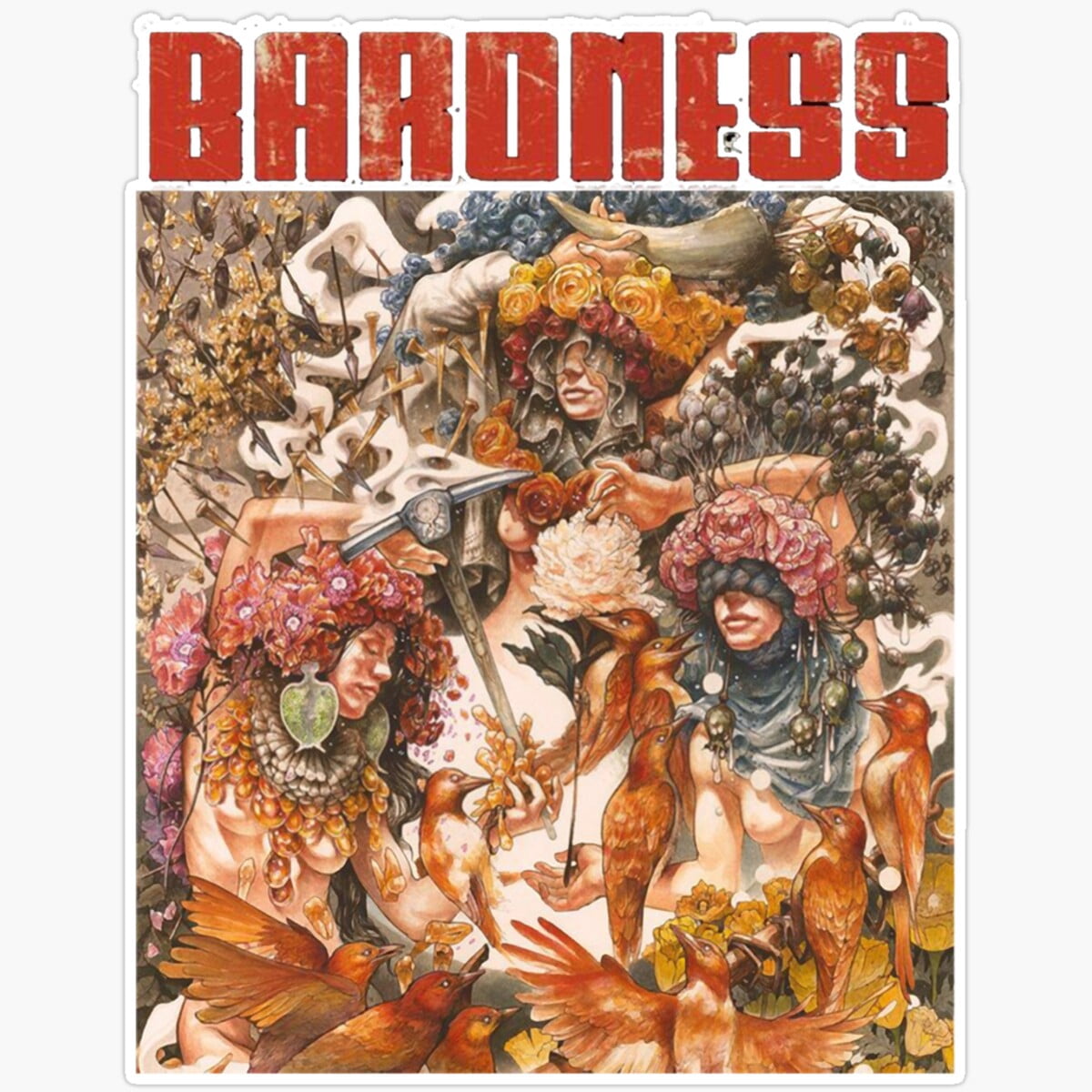 DOPASTICKER I'M Already Gone Baroness Band Gift Fan Phone Decal
