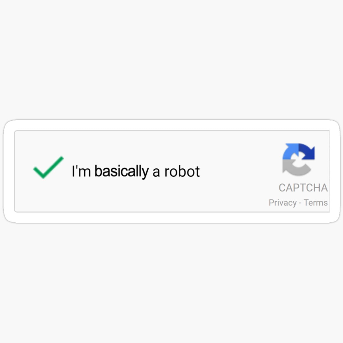 DOPASTICKER I'M Basically A Robot Sticker. Gift You - Decorate Laptops ...