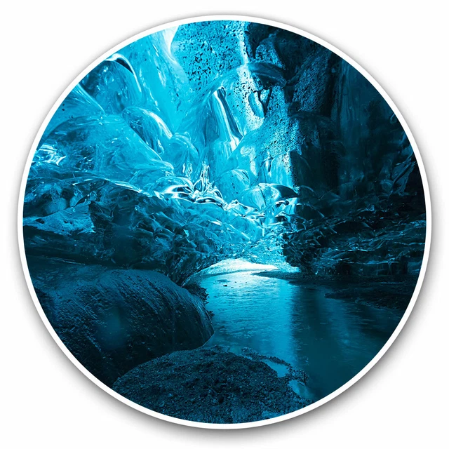 DOPASTICKER Ice Cave Vatnajokull Glacier Iceland Cool Gift Decorative ...