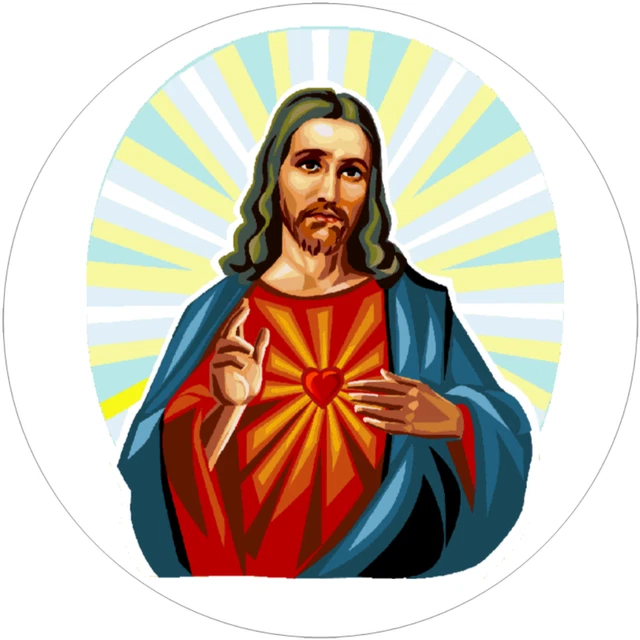 DOPASTICKER Jesus Christ, Stickers, Christian Religious Phone Decal ...