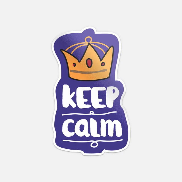 DOPASTICKER Keep Calm Sticker Decal Phone Decal Water Bottle Stickers ...
