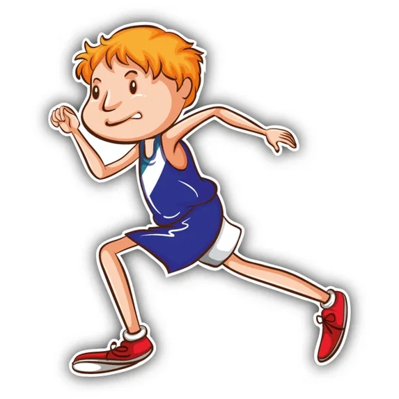 Kyd Sticker DOPASTICKER Kid Runner Car Sticker Phone Decal Water Bottle Stickers ...