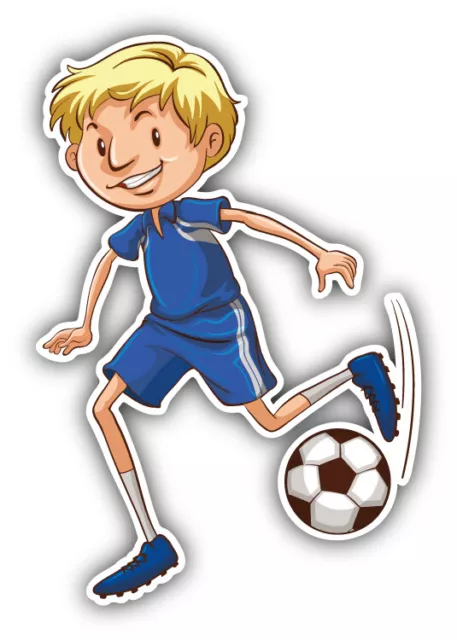 Sticker Aecb DOPASTICKER Kid Soccer Player Car Sticker Phone Decal Water Bottle ...