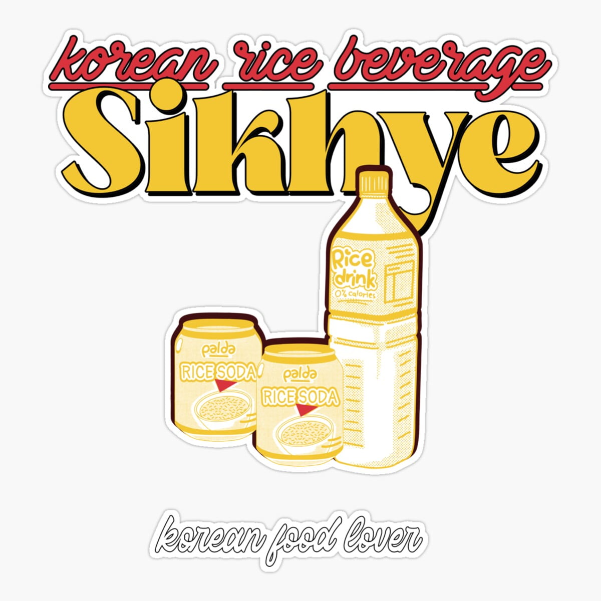 DOPASTICKER Korean Rice Beverage Sticker, Phone Sticker Car Stickers ...