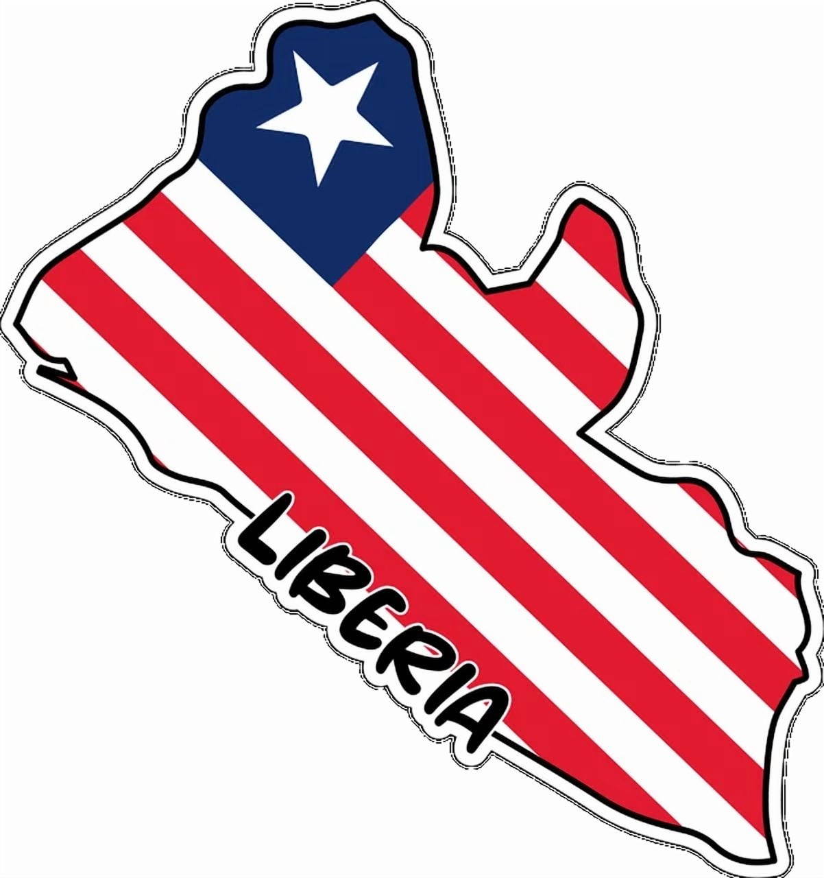 DOPASTICKER Liberia Map Flag Sticker - DOPASTICKER Liberia Map Flag Sticker Decal Phone Decal Water Bottle Stickers Cars Stickers Water Bottle Stickers For Kids 21987602 D712 4705 B34f F8010e33039f.db2ad06196c3ee13d8753956a3317a5e