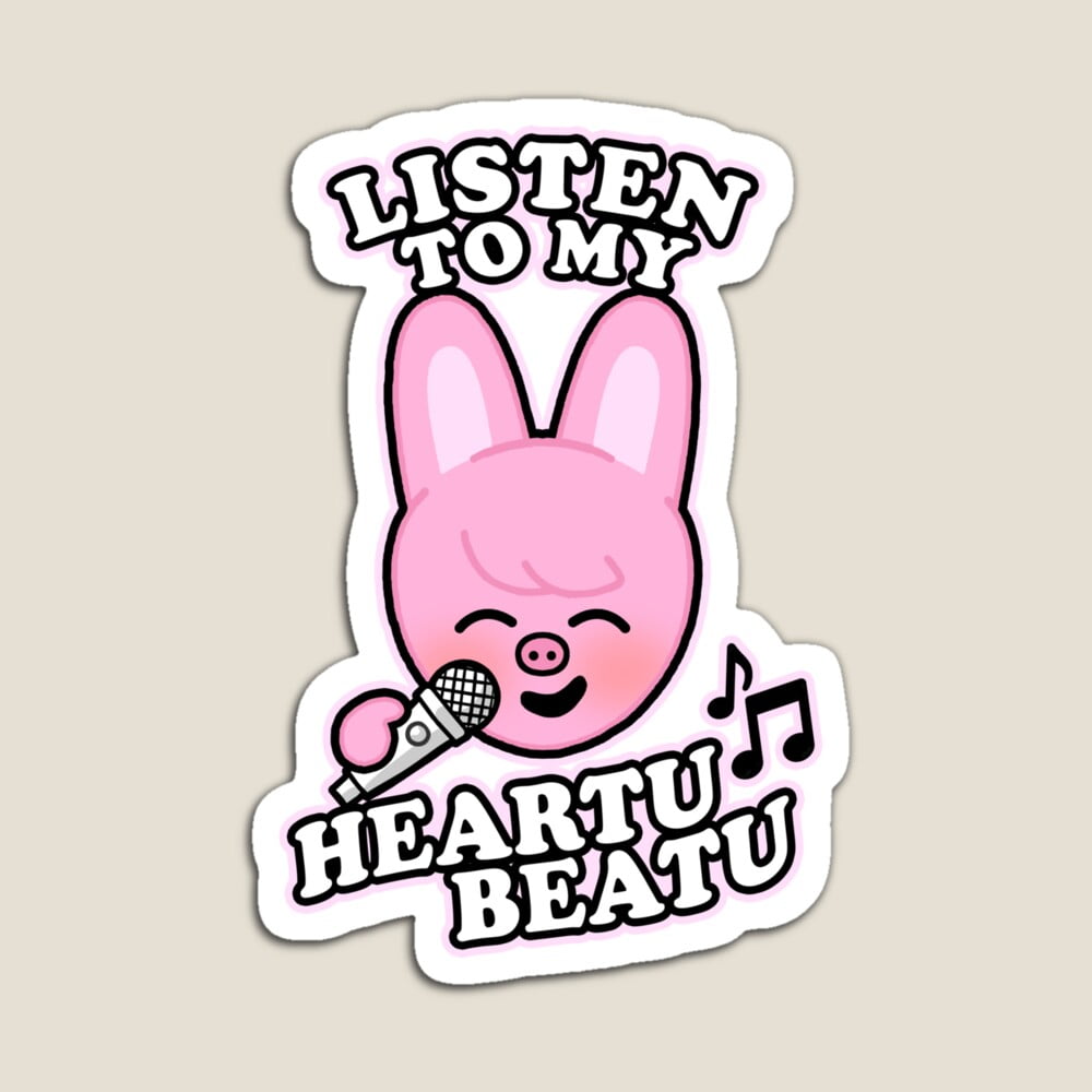 DOPASTICKER Listen To My Heartu Beatu! (Skz Changbin Karaoke) Sticker ...