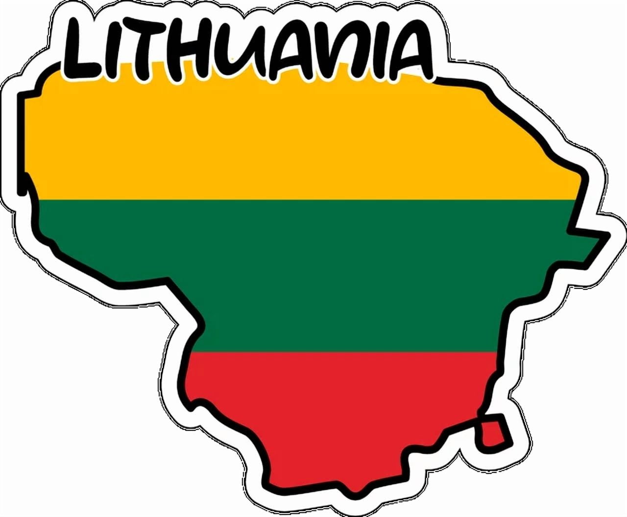 DOPASTICKER Lithuania Map Flag - DOPASTICKER Lithuania Map Flag Sticker Decal Phone Decal Water Bottle Stickers Cars Stickers Water Bottle Stickers For Kids 3cb3bfb6 150a 4d46 9cf9 Da8961f4a486.70c3356064fbae51c8b24ee14ff03093