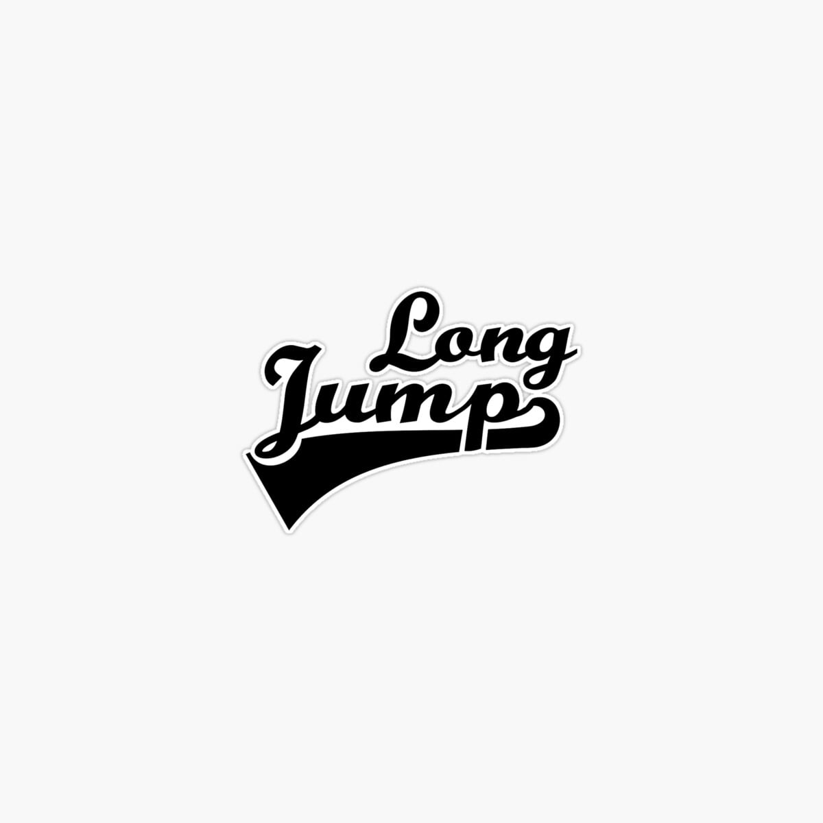 V Jump Sticker DOPASTICKER Long Jump Sticker, Phone Sticker Car Stickers, Birthday ...