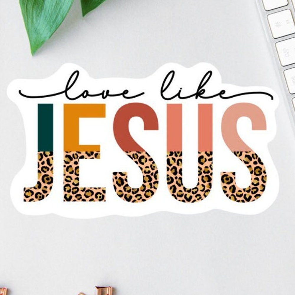 DOPASTICKER Love Like Jesus Sticker, Bible Sticker Pack, Faith Stickers ...