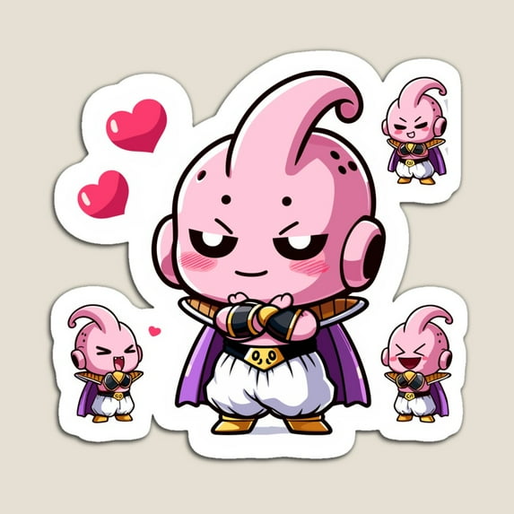 DOPASTICKER Loveable Buu Variations: Chibi Sticker Set Decorative ...