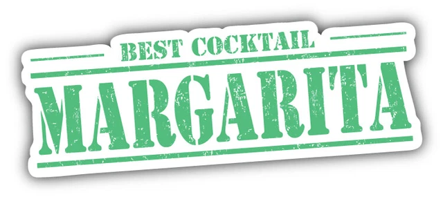 DOPASTICKER Margarita Cocktail Car Sticker Phone Decal Water Bottle ...